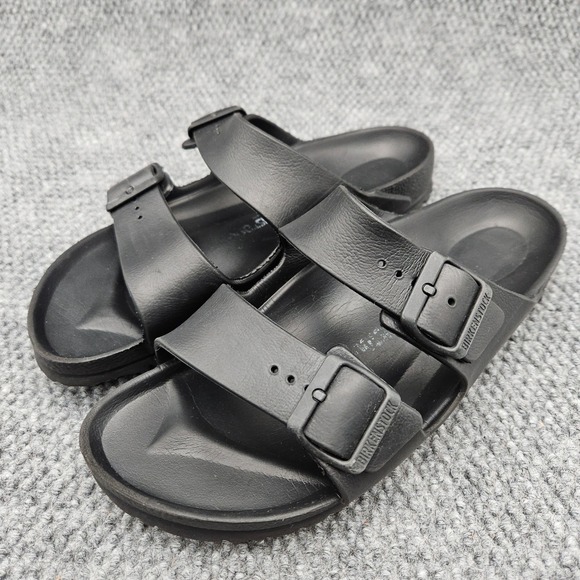 Birkenstock Shoes - Birkenstock (Women's EU 40 US 9) Black Arizona EVA Sandals Slides Slip On Rubber